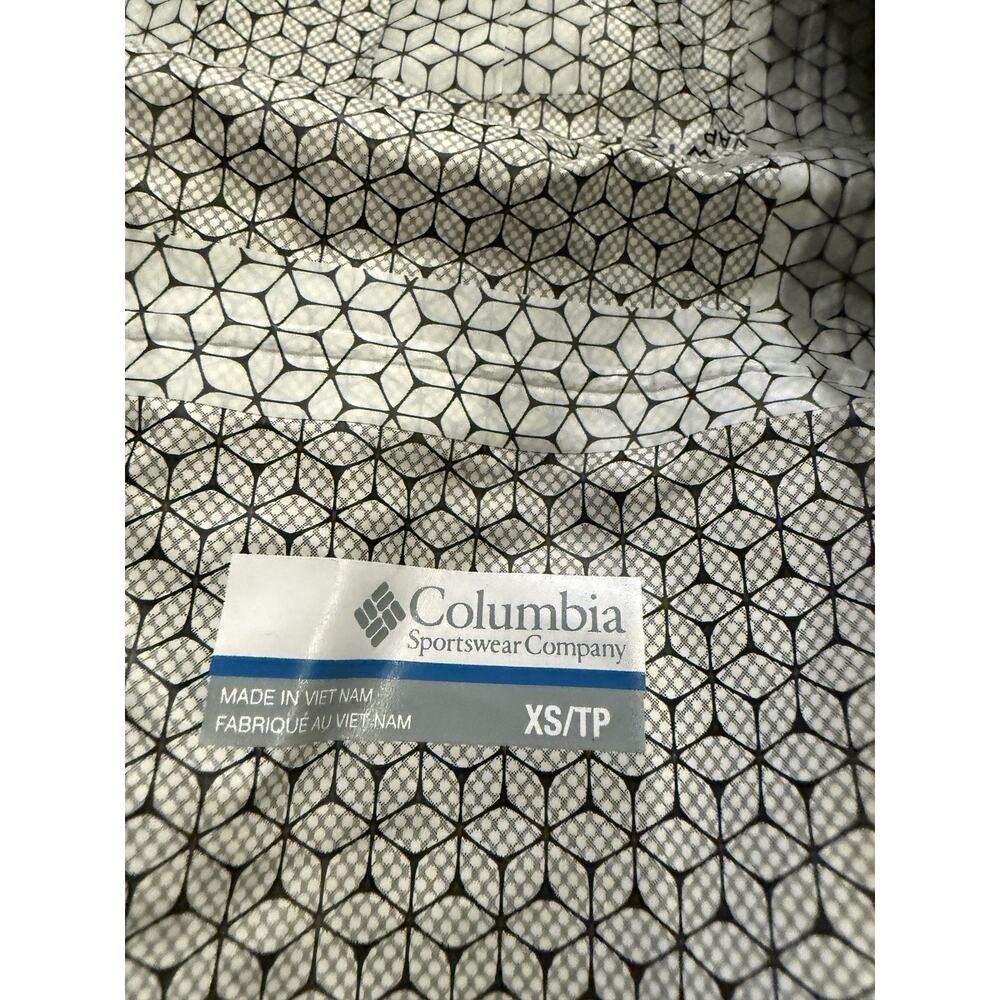 Columbia Omni-Tech Womens Gray Waterproof Full Zip Hooded Raincoat Jacket XS - Picture 6 of 10